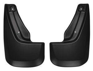 Dodge Durango Mud Guards - Rear - Husky Liners - Custom-Molded, FormFit Design, Paintable Matte Finish - Black - `11-`12